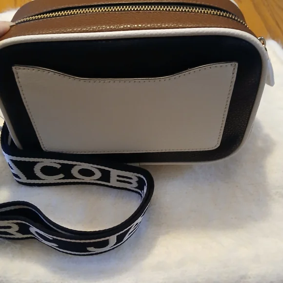 Marc Jacobs Black, Tan And Cream Crossbody Bag NWT - Picture 5 of 7
